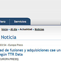 La actividad de fusiones y adquisiciones cae un 5% hasta agosto, pero sube un 40% el capital, segn TTR Data